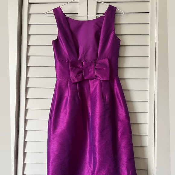 Alfred Sung Purple Dress - Size 2 - Picture 2 of 3